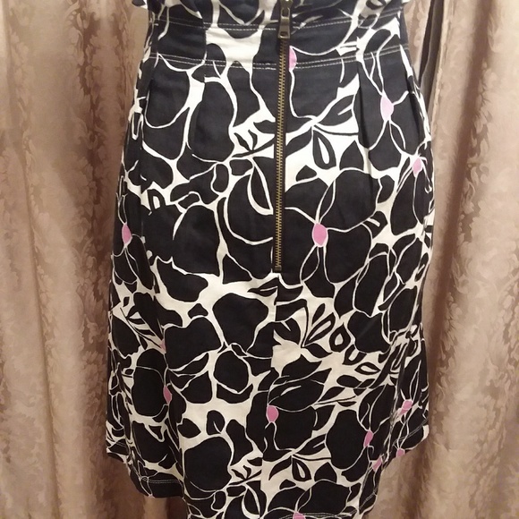 Loft,  black white skirt NWT - Picture 4 of 5